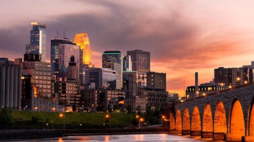 Stone Arch at Sunset