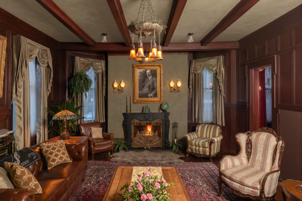 The Library at 300 Clifton Mansion. Looking for something fun to do in Minneapolis? Read a ghost story!